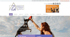 Desktop Screenshot of morrisvillevet.com